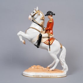 Augarten Wien Porcelain Figurine “Courbette – Spanische Reitschule