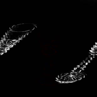 Set of 8 Waterford Crystal "Kylemore" Cordial or Liqueur Glasses: Lot 286 Set of 8 Waterford Crystal "Kylemore" Cordial or Liqueur Glasses Description: A set of eight Waterford crystal cordial or liqueur glasses in the discontinued "Kylemore" pattern. Featuring deep