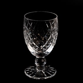 Set of 11 Waterford Crystal "Donegal" Claret Wine Glasses