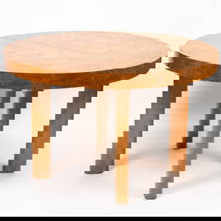 Axel Einar Hjorth "Birka" Dining Table, Nordiska Kompaniet, 1930s: Lot 318 Axel Einar Hjorth "Birka" Dining Table, Nordiska Kompaniet, 1930s Description: A rare and documented "Birka" model dining table designed by Axel Einar Hjorth (Sweden, 1888–1959) for Nordiska