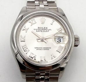 Rolex Ladies Datejust Stainless M279160 Roman Num with Box, Papers, and Service Receipt