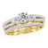 Diamond Bridal Wedding Engagement Ring 14kt Yellow Gold