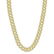 Mens Diamond Cuban Link Chain Necklace 10kt Yellow Gold