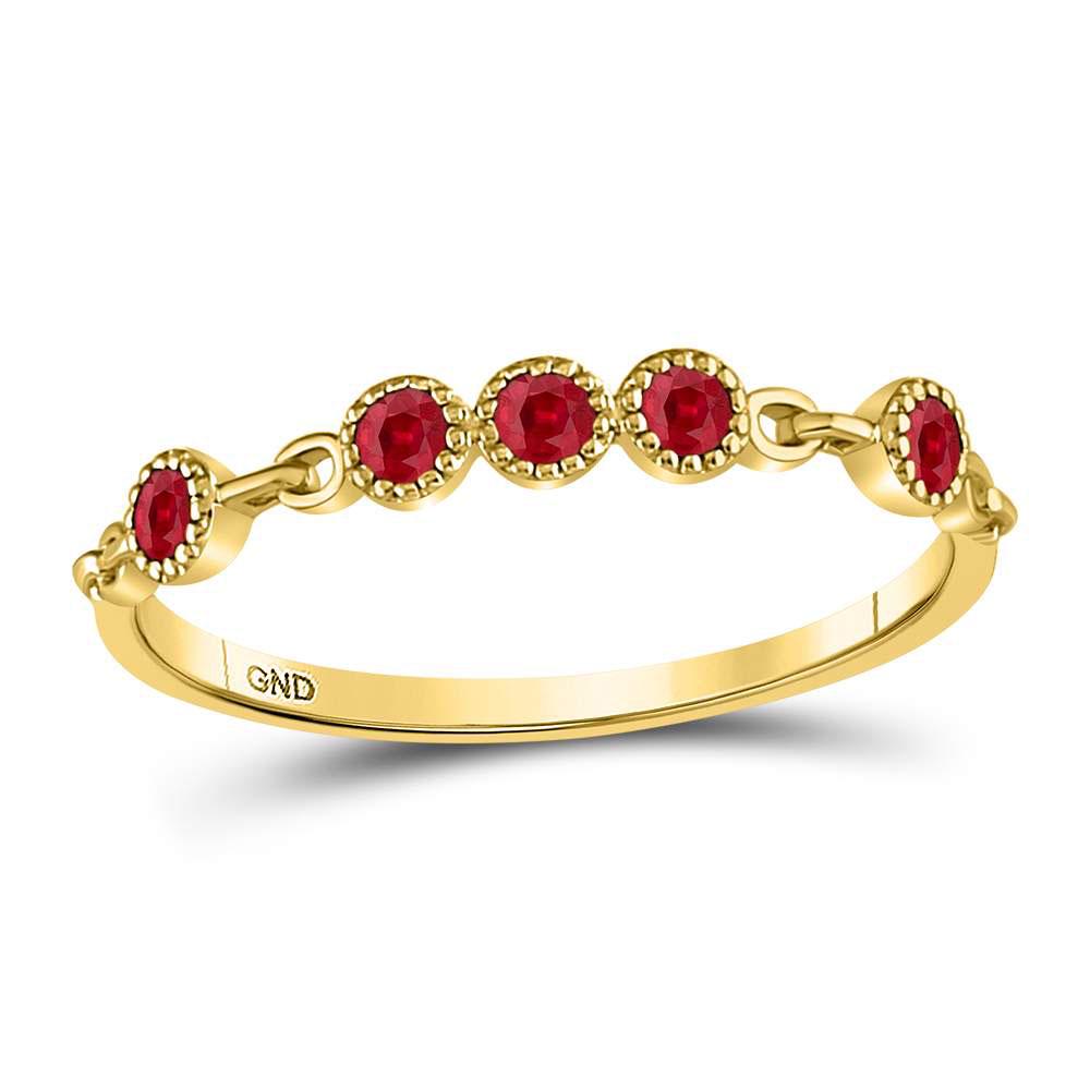 10K Yellow Gold Ring 0.2ctw Natural Ruby: 10K Yellow Gold Ring 0.2ctw Natural Ruby Manufacturer's Suggested Retail Price: $500.00 Stone1 Type: Natural Ruby @ 0.20 ctw Stone1 Color: Red Stone1 Clarity: SI1 Metal Type: 10K Yellow Gold Product W