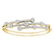 14K Yellow Gold Bangle Flower 2.5ctw Diamond