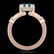 1.71 ctw Fancy Intense Blue Diamond Art Deco Ring 18K - 3