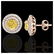 2 ctw Citrine & VS/SI Diamond Stud Earrings 14K Rose - 2