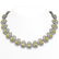 103.62 ctw Canary Citrine & Diamond Necklace 14K White