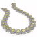 103.62 ctw Canary Citrine & Diamond Necklace 14K White - 3