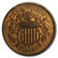 1864 Two Cent Piece Large Motto MS-65 PCGS (Red/Brown) - 2