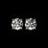 2.57 ctw Certified Quality Diamond Stud Earrings 10K
