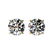 1.97 ctw Certified Quality Diamond Stud Earrings 10K