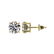 1.97 ctw Certified Quality Diamond Stud Earrings 10K - 2