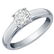 1.0 ctw Certified VS/SI Diamond Solitaire Ring 18k