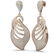 6.25 ctw Diamond Earrings 18K Rose Gold - 2
