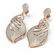 6.25 ctw Diamond Earrings 18K Rose Gold - 3