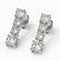 3.78 ctw Cushion Diamond Earrings 18K White Gold