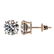 2.03 ctw Certified Quality Diamond Stud Earrings 10k - 2