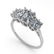 2 ctw Certified VS/SI Princess Diamond Vintage Ring 14k - 2