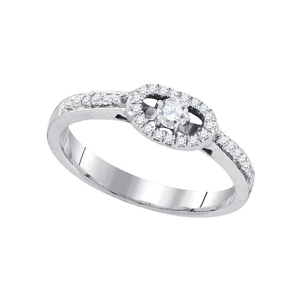 10kt White Gold Womens Round Diamond Solitaire Bridal: 10kt White Gold Womens Round Diamond Solitaire Bridal Wedding Engagement Ring 1/4 Cttw Manufacturer's Suggested Retail Price: $1350.00 Manufacturer Model: GND-89928 Description</