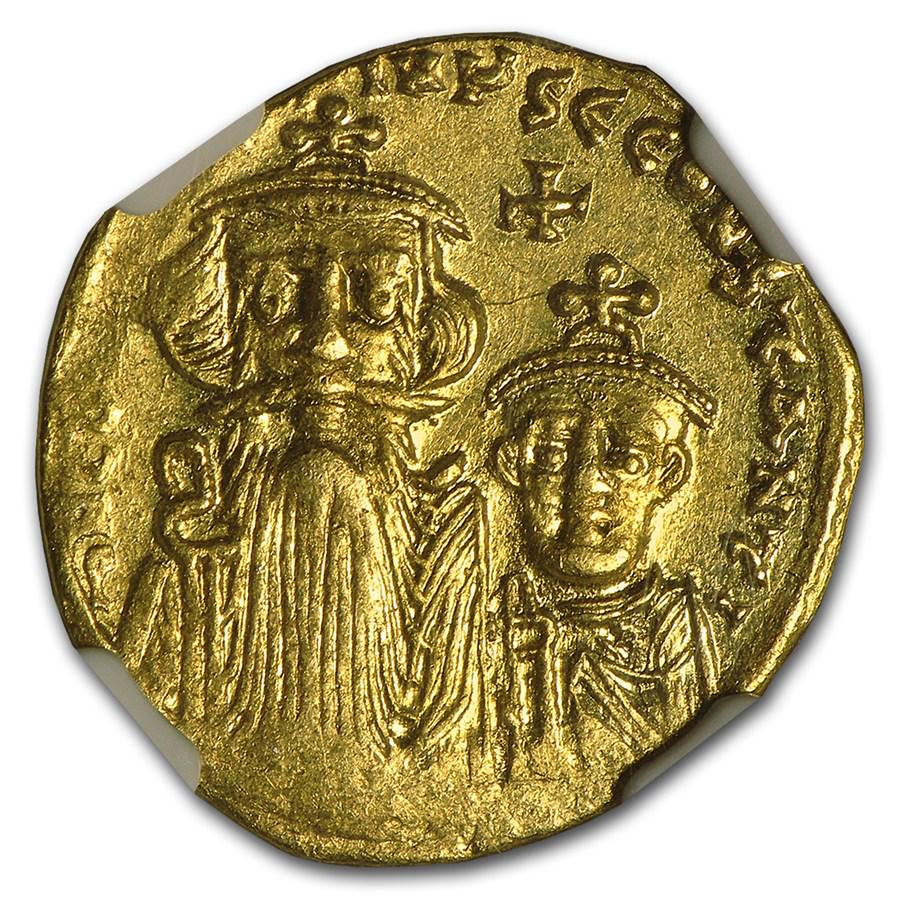 Byzantine Gold Constans II, Constant. IV (654-668 AD): Byzantine Gold Constans II, Constant. IV (654-668 AD) MS NGC Your winning item will match the quality of the product shown. Dates will be according to listing, may or may not vary.