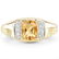 14K Yellow Gold Plated 1.36 Carat Genuine Citrine & - 3
