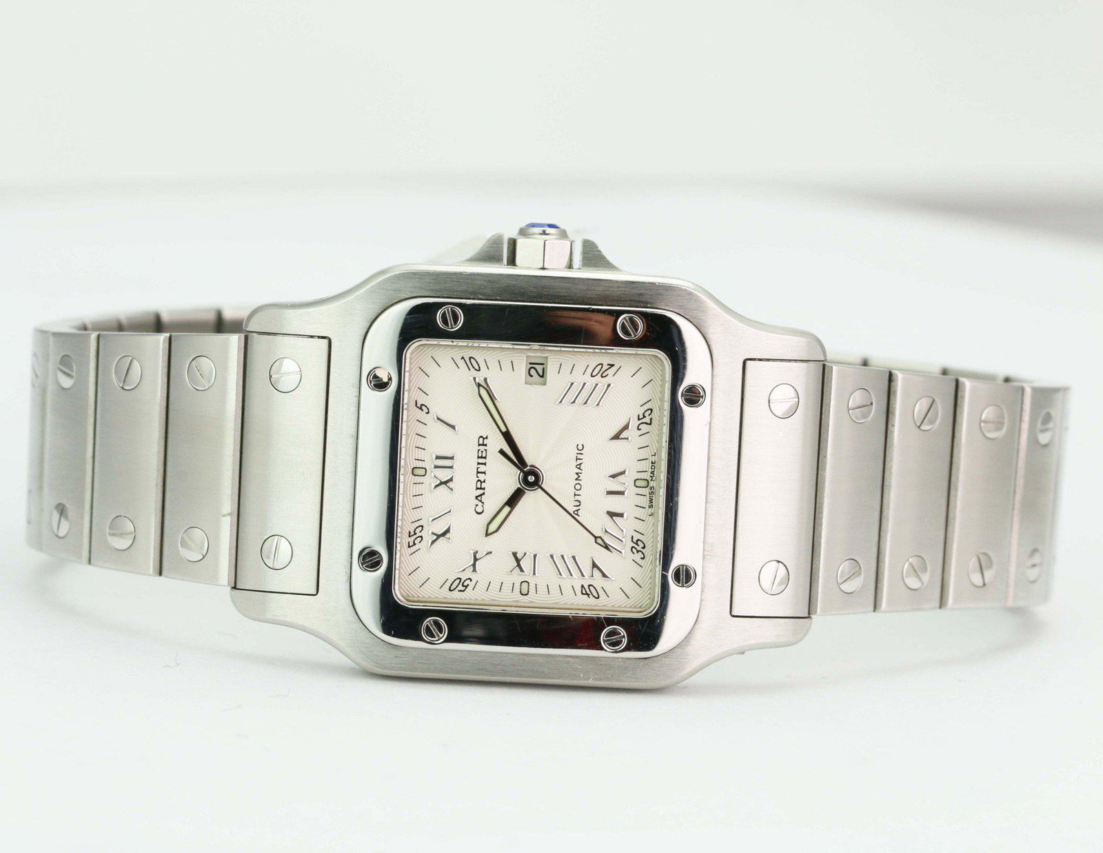 Pre-Owned Cartier Santos GalbÃ©e 2319: Excellent Pre-Owned Cartier Santos GalbÃ©e 2319 Condition: Excellent Pre-owned Authentic Packaging: Comes with generic watch box Paperwork: Comes with In-house Certificate Subject to Availability du