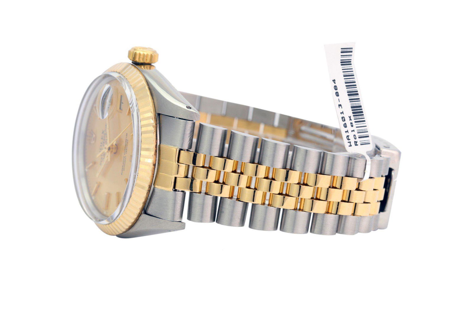 Pre-Owned Rolex Datejust 16013: Excellent Pre-Owned Rolex Datejust 16013 Condition: Excellent Pre-owned Authentic Packaging: Comes with generic watch box Paperwork: Comes with In-house Certificate Subject to Availability due to mult