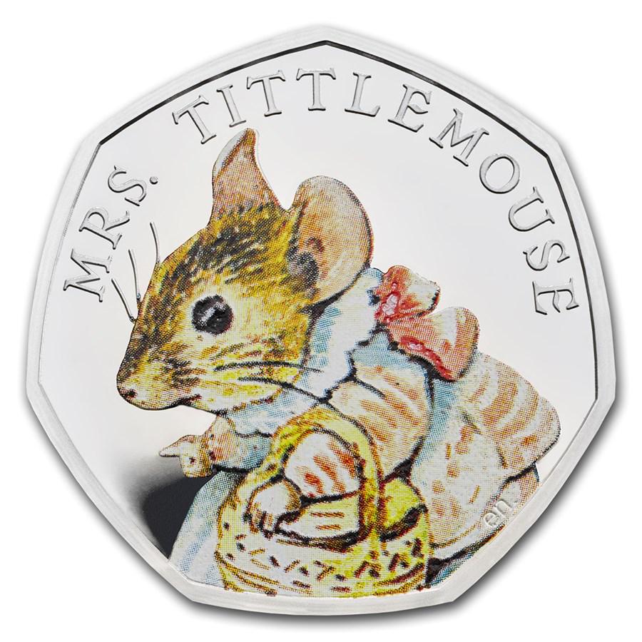 2018 GB Silver 50p Beatrix Potter Proof (Mrs.: 2018 GB Silver 50p Beatrix Potter Proof (Mrs. Tittlemouse) Your winning item will match the quality of the product shown. Dates will be according to listing, may or may not vary.