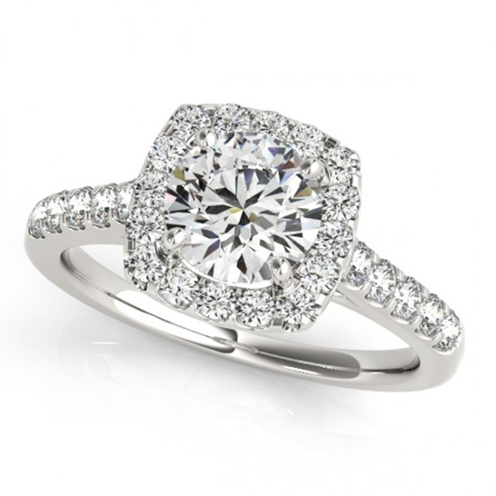 Natural 1.7 ctw Diamond Solitaire Halo Ring 14k White: Natural 1.7 ctw Diamond Solitaire Halo Ring 14k White Gold Manufacturer's Suggested Retail Price: $18700.00 Item: Diamond Wedding Ring Total Gem weight: 1.7 carats Metal: Solid 14k White Gold Go