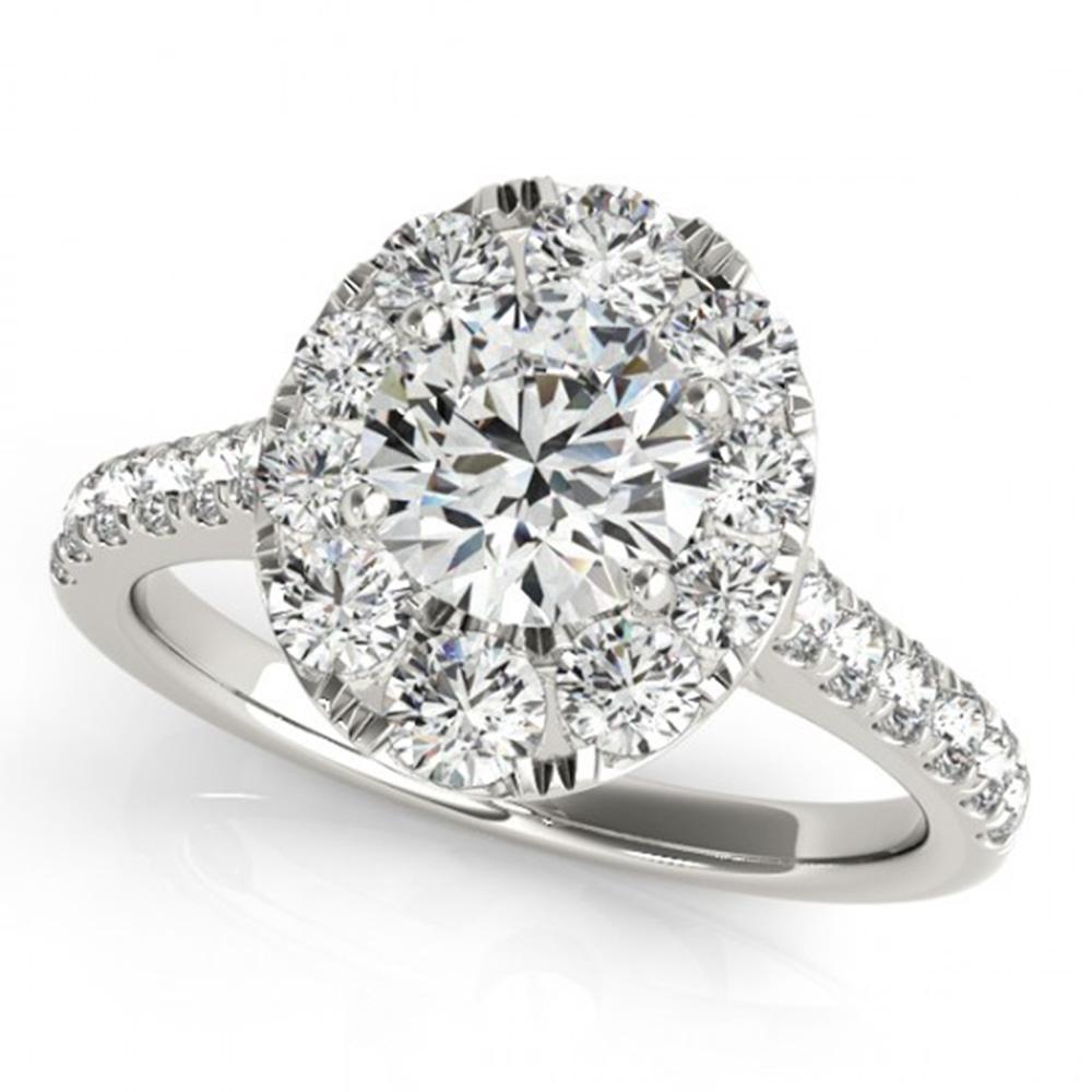 Natural 2 ctw Diamond Solitaire Halo Ring 14k White: Natural 2 ctw Diamond Solitaire Halo Ring 14k White Gold Manufacturer's Suggested Retail Price: $17700.00 Item: Diamond Wedding Ring Total Gem weight: 2 carats Metal: Solid 14k White Gold Gold P