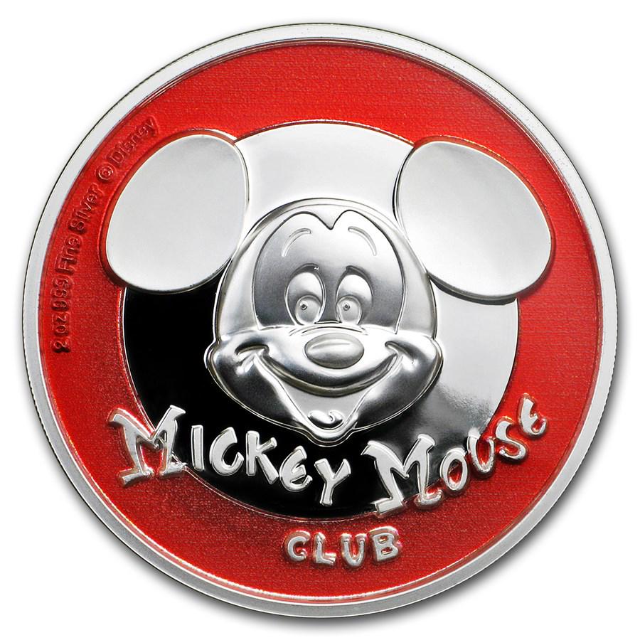 2019 Niue 2 oz Silver $5 Mickey Mouse Club Ultra High: 2019 Niue 2 oz Silver $5 Mickey Mouse Club Ultra High Relief Prf Your winning item will match the quality of the product shown. Dates will be according to listing, may or may not vary.