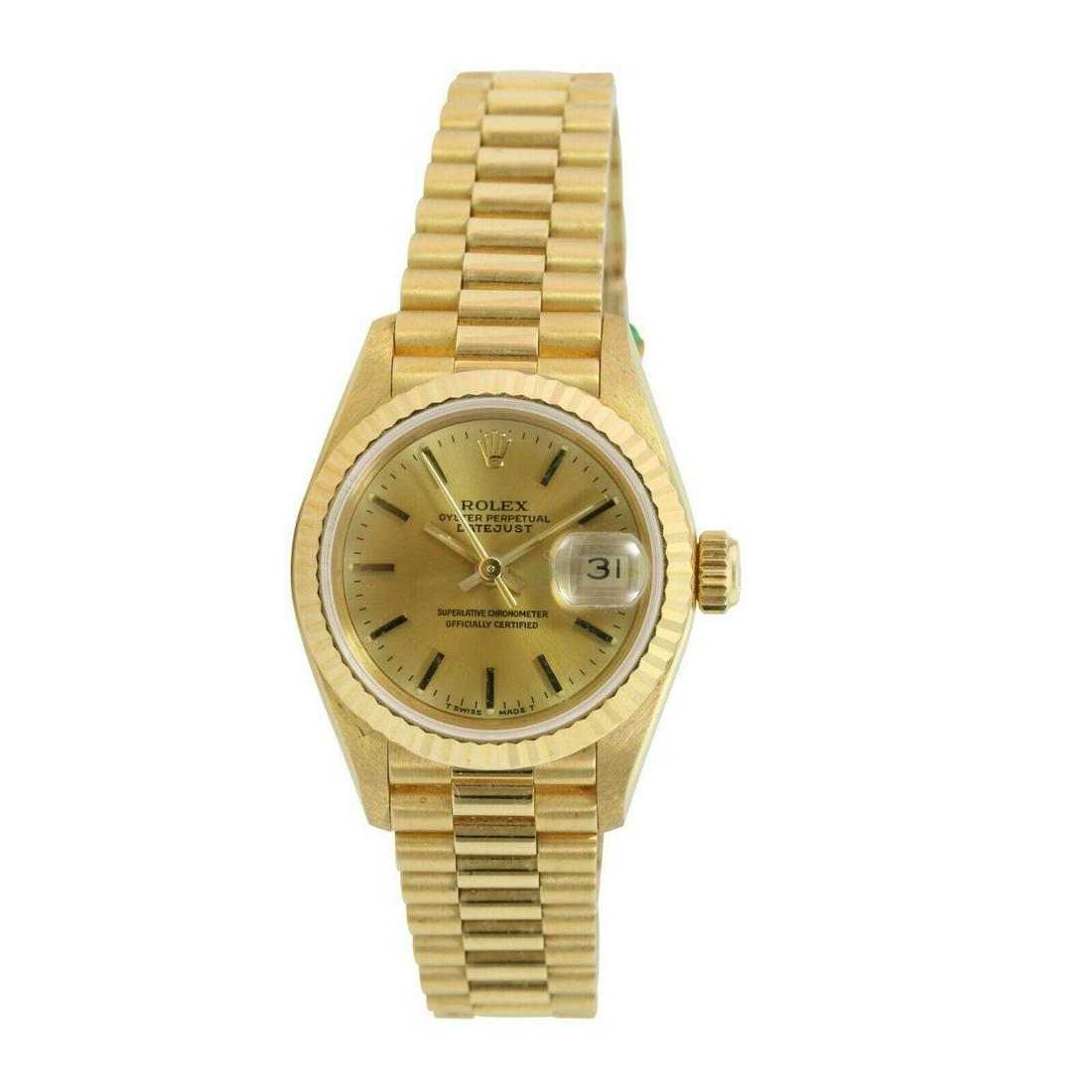 Pre-Owned Rolex Lady Datejust 69178: Excellent Pre-Owned Rolex Lady Datejust 69178 Condition: Excellent Pre-owned Authentic Packaging: Comes with generic watch box Paperwork: Comes with In-house Certificate Subject to Availability due to