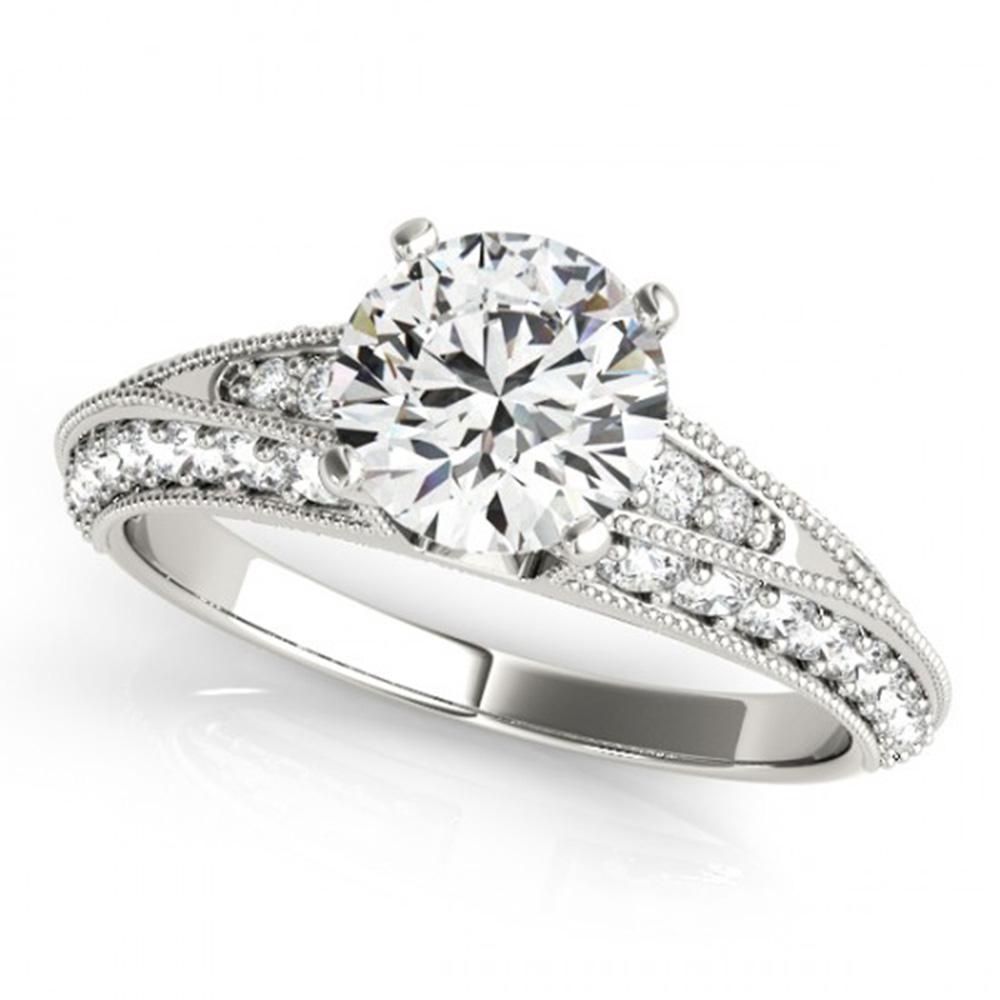 Natural 1.08 ctw Diamond Antique Ring 14k White Gold: Natural 1.08 ctw Diamond Antique Ring 14k White Gold Manufacturer's Suggested Retail Price: $6300.00 Item: Diamond Wedding Ring Total Gem weight: 1.08 carats Metal: Solid 14k White Gold Gold Pro