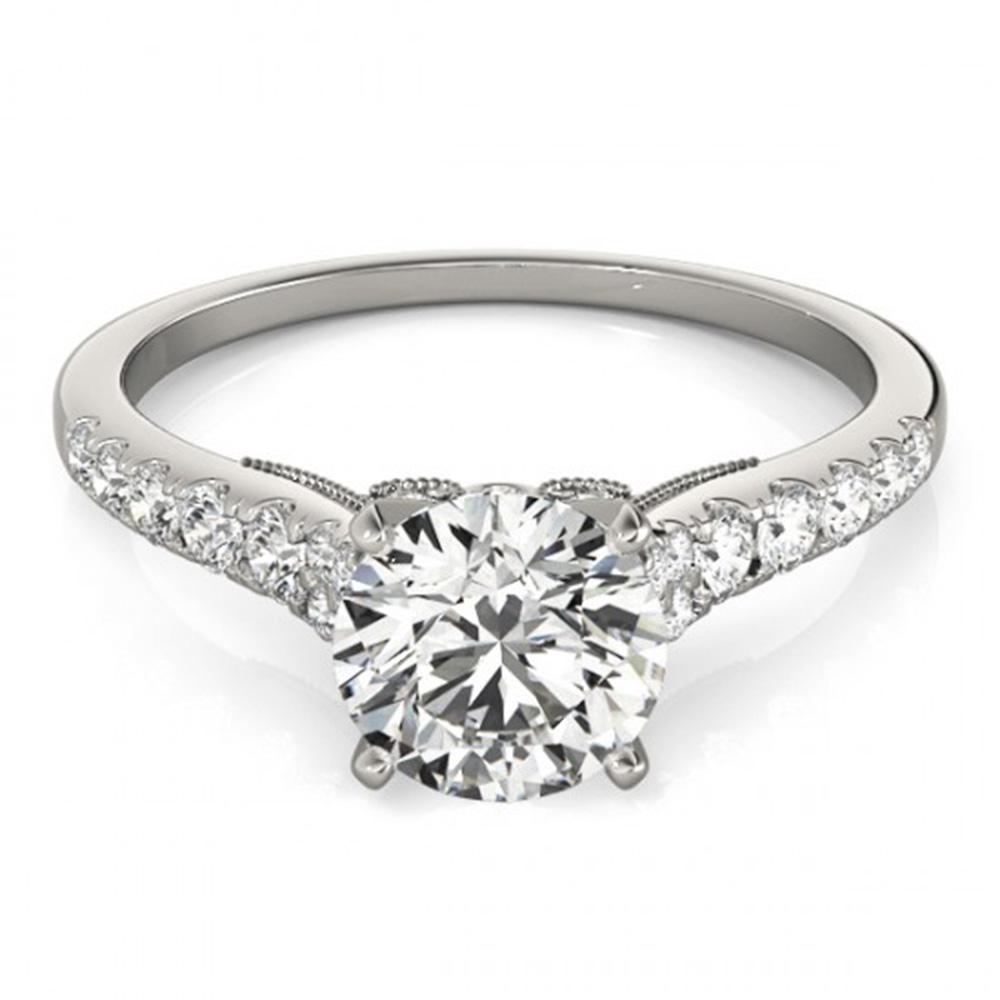 Natural 0.75 ctw Diamond Solitaire Ring 14k White Gold: Natural 0.75 ctw Diamond Solitaire Ring 14k White Gold Manufacturer's Suggested Retail Price: $3750.00 Item: Diamond Wedding Ring Total Gem weight: 0.75 carats Metal: Solid 14k White Gold Gold P