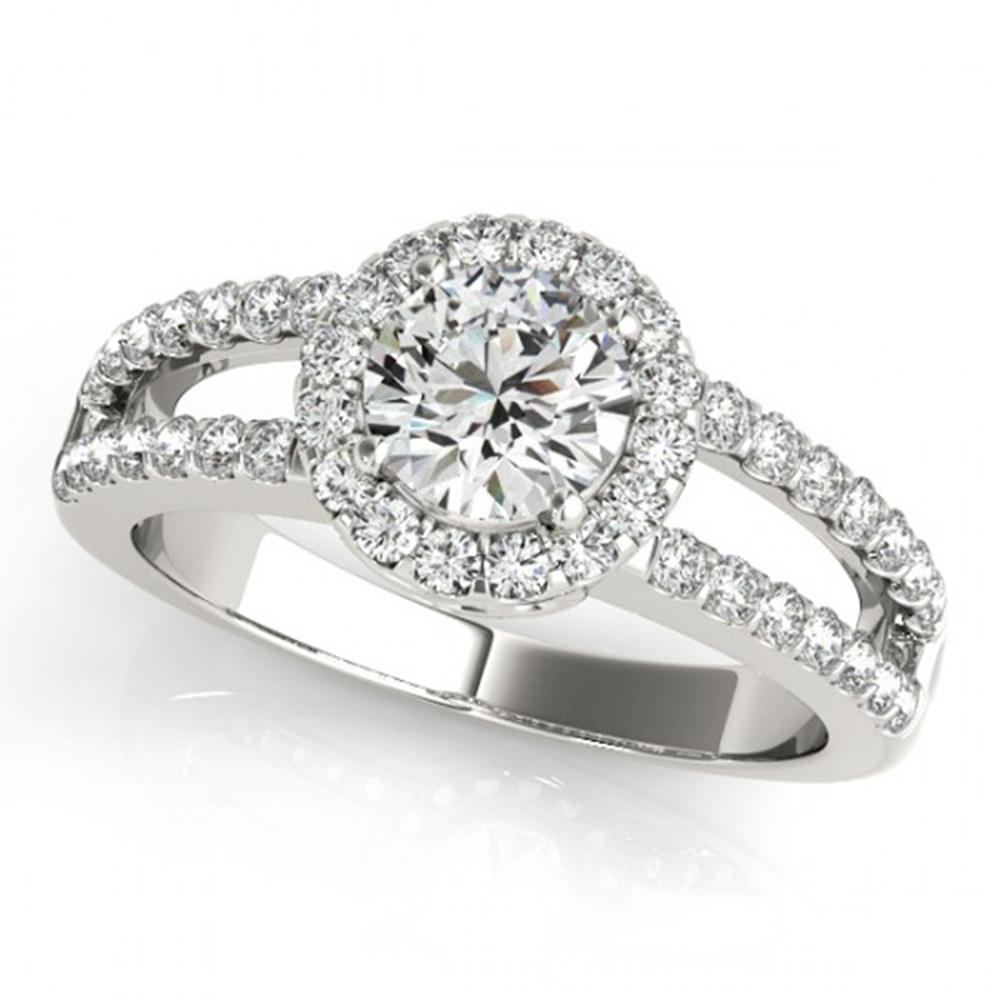 Natural 1.25 ctw Diamond Halo Ring 14k White Gold: Natural 1.25 ctw Diamond Halo Ring 14k White Gold Manufacturer's Suggested Retail Price: $7750.00 Item: Diamond Wedding Ring Total Gem weight: 1.25 carats Metal: Solid 14k White Gold Gold Produc