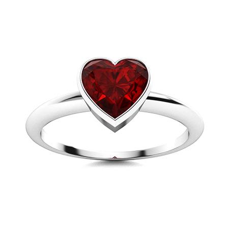 Natural 1.11 CTW Garnet Solitaire Ring 14K White Gold: Natural 1.11 CTW Garnet Solitaire Ring 14K White Gold Manufacturer's Suggested Retail Price: $1560.00 Center Stone: 1 Garnet @ 1.11 ctw Center Stone Color: Red Center Stone Clarity: AAAA Center Stone 