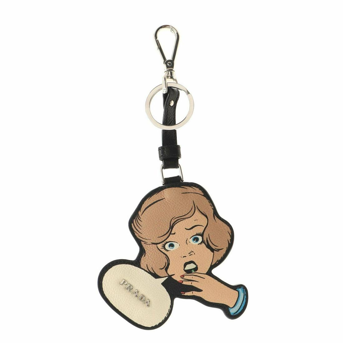 Prada Comic Keychain Printed Leather: Prada Comic Keychain Printed Leather Condition: Pre-owned: An item that has been used or worn previously. See the Consignor’s listing for full details and description of any imperfections. Brand: Pr
