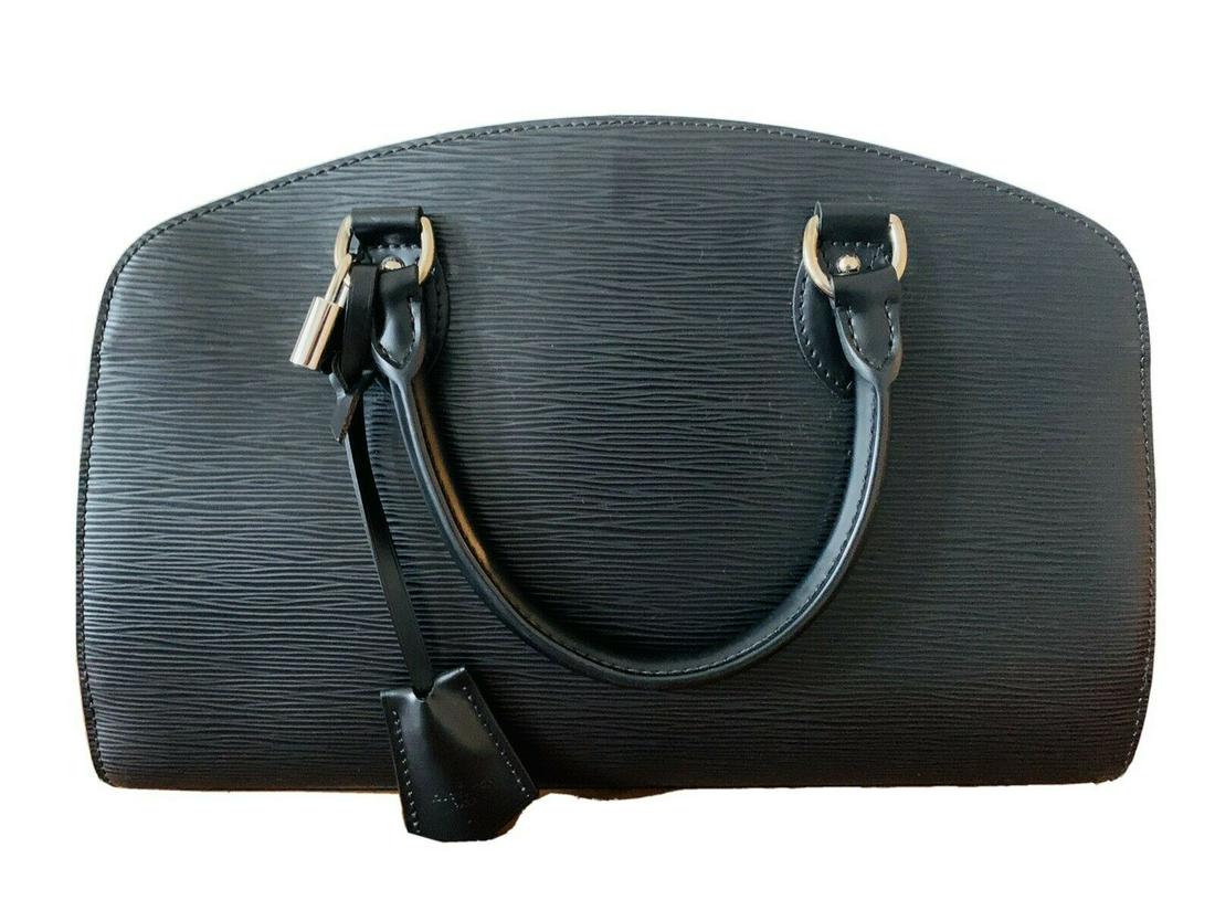 Pre-Owned Louis Vuitton Black Epi Leather Pont Neuf Pm: Pre-Owned Louis Vuitton Black Epi Leather Pont Neuf Pm Satchel W Clochette, Keys, Padlock Pre-owned: An item that has been used or worn previously. See the consignor's listing for full details and des