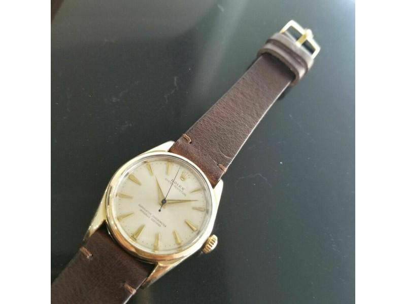 Mens Rolex Oyster Perpetual 1014 34mm Automatic Gold: Mens Rolex Oyster Perpetual 1014 34mm Automatic Gold Capped 1960s Vintage RA142 SKU No.265322417795-E Brand: Rolex Condition: Pre-Owned Model: Rolex Oyster Perpetual MORE DETAILSItem Specifics:Band Co