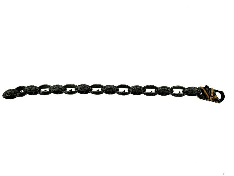 Stephen Webster Mens Black Thorn Links Stainless Steel: Stephen Webster Mens Black Thorn Links Stainless Steel Bracelet SKU No.264864534669-E Brand: Stephen Webster Condition: Never Worn Model: 264864534669-E Size and Fit: Length: 9 MORE DETAILSItem Specif