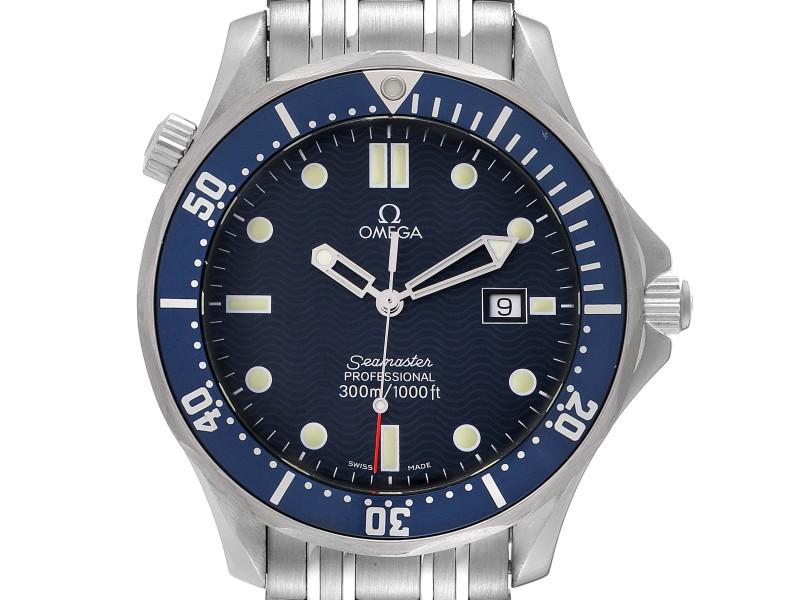 Omega Seamaster 41mm James Bond Blue Dial Steel Watch: Omega Seamaster 41mm James Bond Blue Dial Steel Watch Product Code: 37907-34CB0 Brand: Omega Condition: Pre-Owned Condition: Pre-Owned Item Specifics: Omega Seamaster 41mm James Bond Blue Dial Steel W