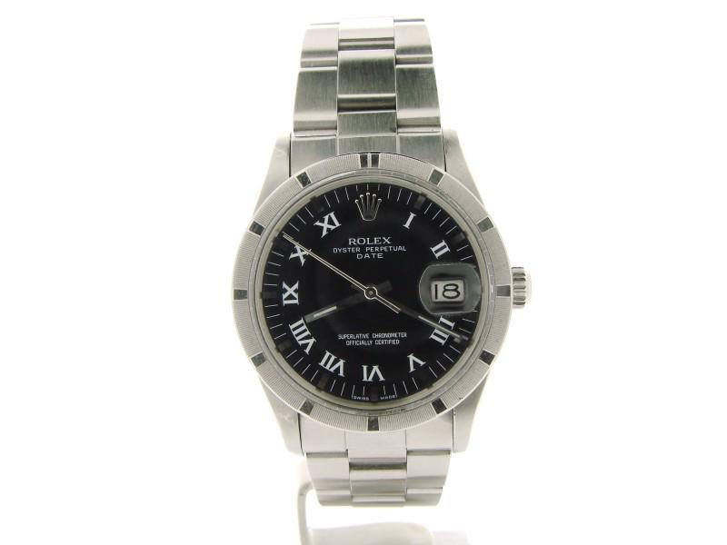 Rolex Date 15010 Vintage 34mm Mens Watch: Rolex Date 15010 Vintage 34mm Mens Watch SKU: RBJ9204009NMT-07811 Brand: Rolex Condition: Pre-Owned Model: Date Reference: 15010 More Details: SpecificationsBrand: RolexModel Name: DateModel No.: