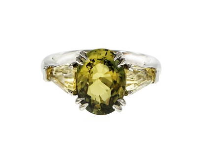 Platinum With Natural Green Yellow Sapphire Ring Size 6.75: Platinum With Natural Green Yellow Sapphire Ring Size 6.75 SKU: RBJ382-999-6059-01C9A Brand Condition: Pre-Owned Metal: Platinum Stone: Sapphire Model Size and Fit: Ring Size: