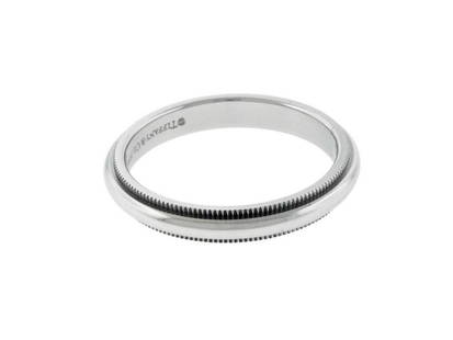 TIFFANY & CO 3 Mm Milgrain Wedding Band In Platinum Size 6.75: TIFFANY & CO 3 Mm Milgrain Wedding Band In Platinum Size 6.75 SKU: RBJ265473079447-E Brand: Tiffany & Co. Condition: Never Worn Model: 265473079447-E More Details: Item Specifics:Band