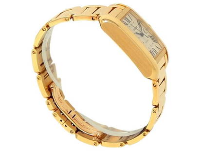 Cartier Tank Anglaise 18k Yellow Gold Automatic Silver Mens Watch W5310015: Cartier Tank Anglaise 18k Yellow Gold Automatic Silver Mens Watch W5310015 SKU: RBJ284530170514-E Brand: Cartier Condition: Pre-Owned Model: Tank Anglaise Note: All Sales are final.