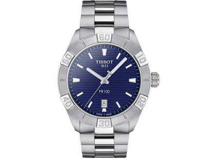 Tissot Mens PR 100: Tissot Mens PR 100 SKU: RBJT1016101104100-39B2A Brand: Tissot Condition: Never Worn Note: All Sales are final. Need more pics? Please do not hesitate to ask if you have any question or