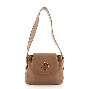 Gucci 1973 Shoulder Bag Leather Medium: Gucci 1973 Shoulder Bag Leather Medium Exterior Color: Brown Interior Color: Neutral Exterior Material: Leather Interior Material: Suede Hardware Color: Gold Accessories: No