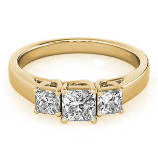 Natural 2.08 CTW Diamond Engagement Ring 14K Yellow Gold: Natural 2.08 CTW Diamond Engagement Ring 14K Yellow Gold Category: Affordable Engagement Rings Style: Three Stone Trellis Audience: For Women Ring Resizable: Yes Metal Type: 14K