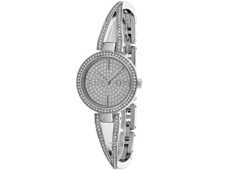 DKNY Womens Crosswalk: DKNY Womens Crosswalk SKU: RBJNY2852-39B2A Brand: DKNY Condition: Never Worn More Details: Stainless steel case, Stainless steel bracelet, Silver dial, Quartz movement,Scratch resistant mineral, Water